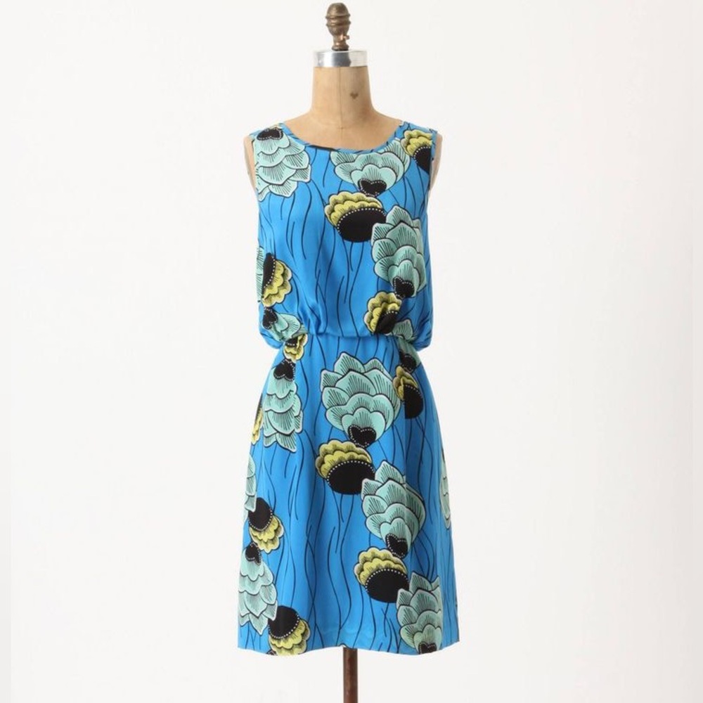 Sariah by Sariah Carson Palma Silk Dress NWT